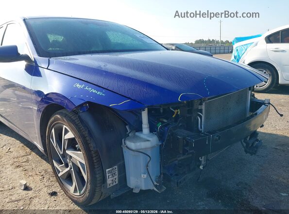 KMHLS4DG5RU821909 2024 HYUNDAI ELANTRA Синий Вид спереди