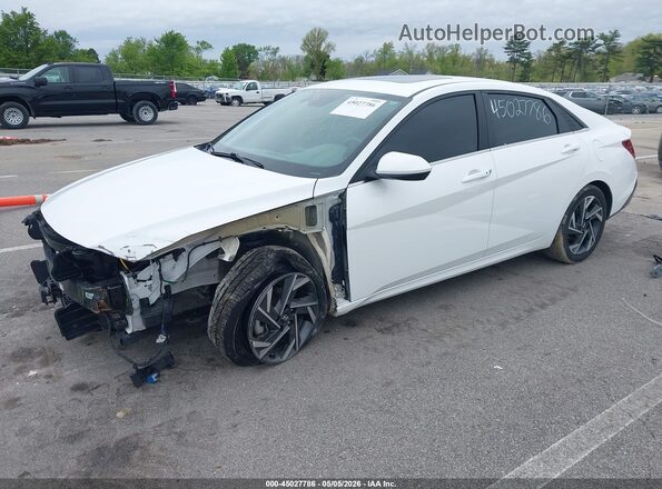 KMHLS4DG6RU650670 2024 HYUNDAI ELANTRA White 