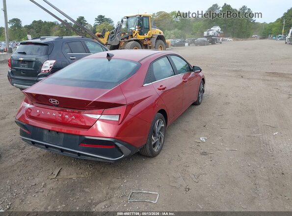 KMHLS4DG6RU829257 2024 HYUNDAI ELANTRA Red Задня права чверть