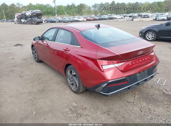 KMHLS4DG6RU829257 2024 HYUNDAI ELANTRA Red Задня ліва чверть