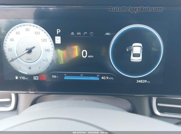 KMHLS4DG6SU890601 2025 HYUNDAI ELANTRA Black უკანა სავარძლების ხედი