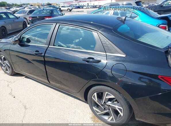 KMHLS4DG6SU890601 2025 HYUNDAI ELANTRA Black სალონის 360-გრადუსიანი ხედი