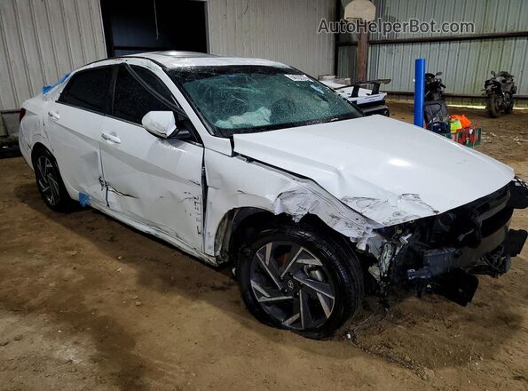 KMHLS4DG6SU905971 2025 HYUNDAI ELANTRA Белый Передняя правая четверть
