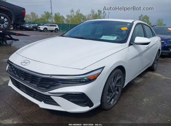 KMHLS4DG7RU647003 2024 HYUNDAI ELANTRA White Przód lewy