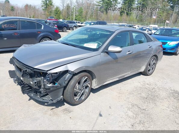 KMHLS4DG7RU698257 2024 HYUNDAI ELANTRA Серый Передняя левая четверть