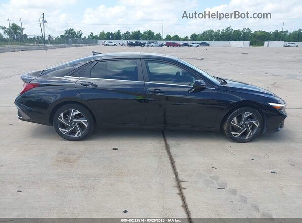 KMHLS4DG8RU827848 2024 HYUNDAI ELANTRA Black Widok wnętrza z tyłu