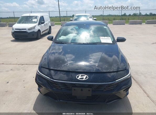 KMHLS4DG8RU827848 2024 HYUNDAI ELANTRA Black Widok zestawu wskaźników