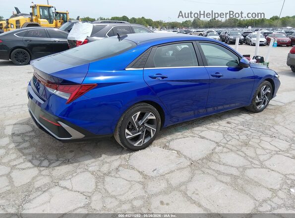 KMHLS4DG8SU881074 2025 HYUNDAI ELANTRA Blue Հետևի աջ