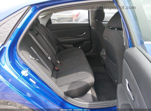 KMHLS4DG8SU881074 2025 HYUNDAI ELANTRA Blue VIN կոդի պիտակի տեսք