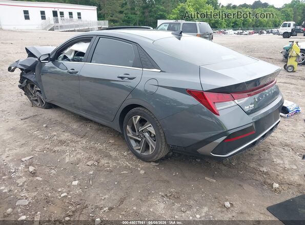 KMHLS4DG8SU884539 2025 HYUNDAI ELANTRA Gray Trasero izquierdo