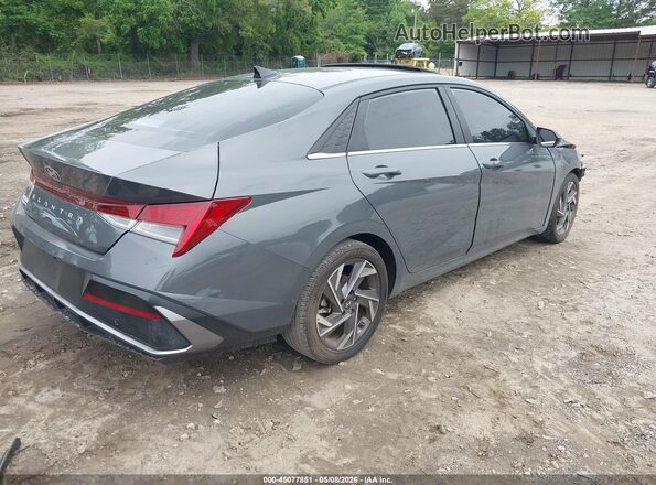 KMHLS4DG8SU884539 2025 HYUNDAI ELANTRA Gray Trasero derecho