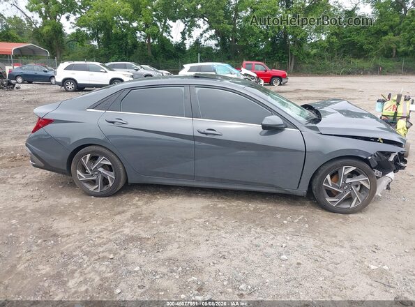 KMHLS4DG8SU884539 2025 HYUNDAI ELANTRA Gray Vista interior de 360 grados