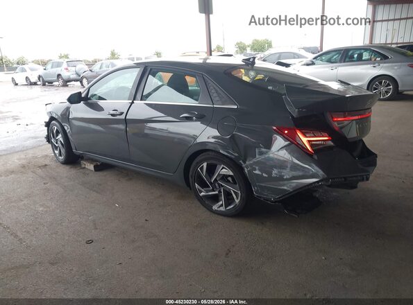 KMHLS4DG8SU907494 2025 HYUNDAI ELANTRA Gray Հետևի ձախ