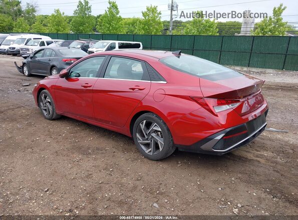 KMHLS4DG9RU752920 2024 HYUNDAI ELANTRA Red უკანა მარცხენა