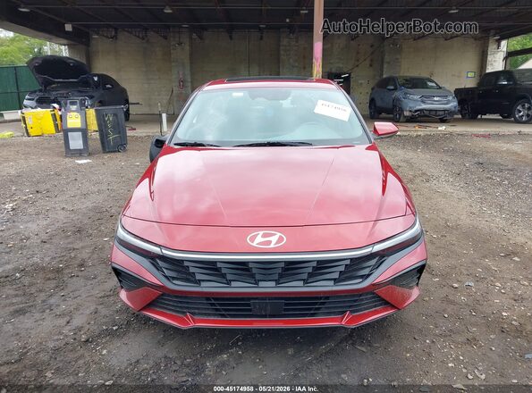 KMHLS4DG9RU752920 2024 HYUNDAI ELANTRA Red ხელსაწყოთა პანელის ხედი