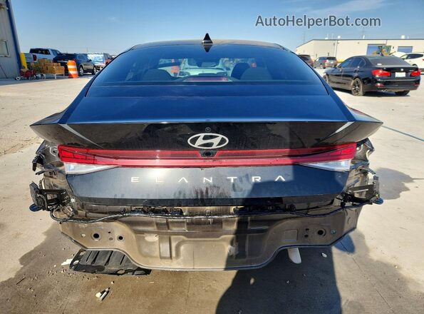 KMHLS4DGXRU745507 2024 HYUNDAI ELANTRA Черный Вид сзади