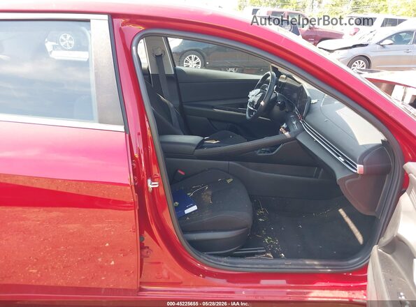 KMHLS4DGXRU815085 2024 HYUNDAI ELANTRA Burgundy Front interior view