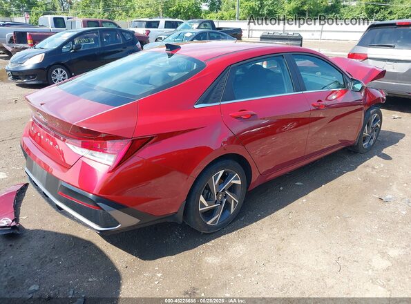 KMHLS4DGXRU815085 2024 HYUNDAI ELANTRA Burgundy Rear right
