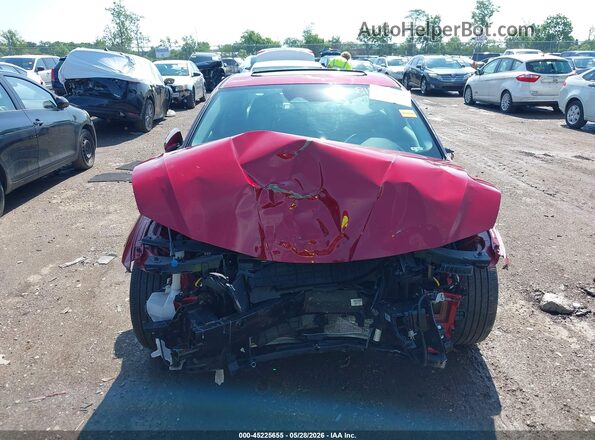 KMHLS4DGXRU815085 2024 HYUNDAI ELANTRA Burgundy Instrument cluster view