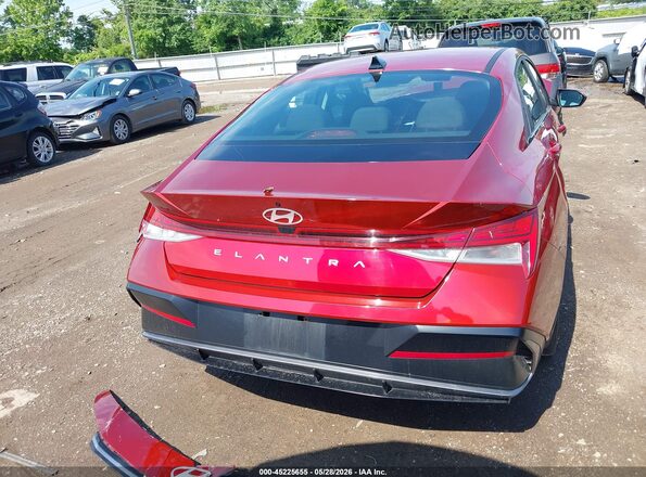 KMHLS4DGXRU815085 2024 HYUNDAI ELANTRA Burgundy 