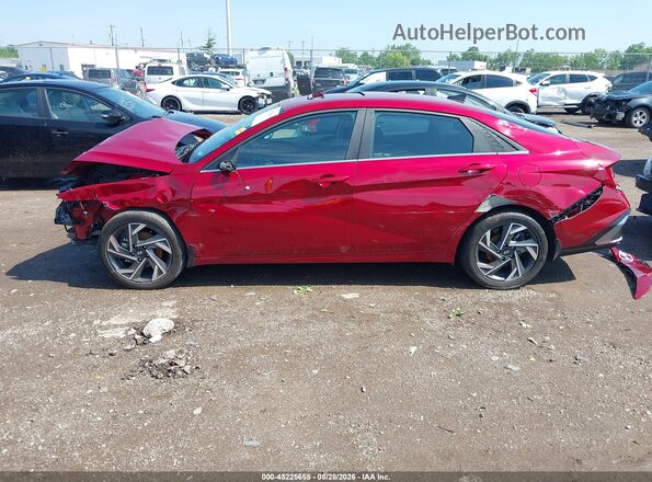 KMHLS4DGXRU815085 2024 HYUNDAI ELANTRA Burgundy 360 interior view