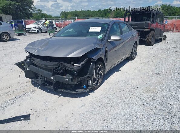 KMHLS4DGXSU029549 2025 HYUNDAI ELANTRA Серебряный Передняя левая четверть