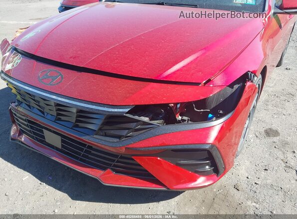 KMHLS4DGXSU895736 2025 HYUNDAI ELANTRA Красный Вид спереди