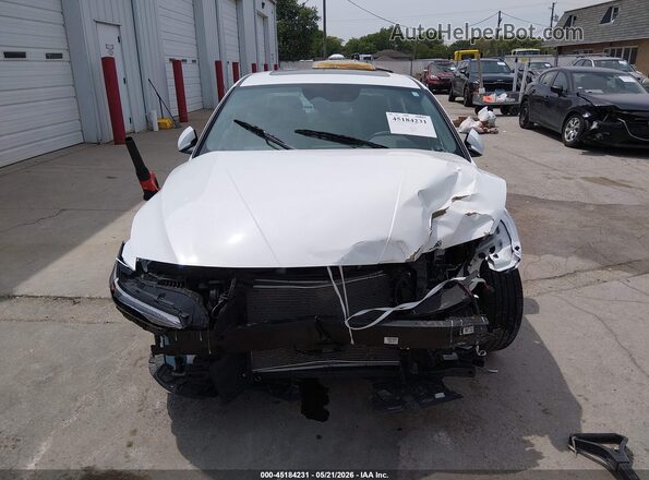 KMHLS4DGXSU901003 2025 HYUNDAI ELANTRA Белый Вид задней части салона