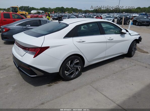 KMHLS4DGXSU901003 2025 HYUNDAI ELANTRA Белый Задняя правая четверть