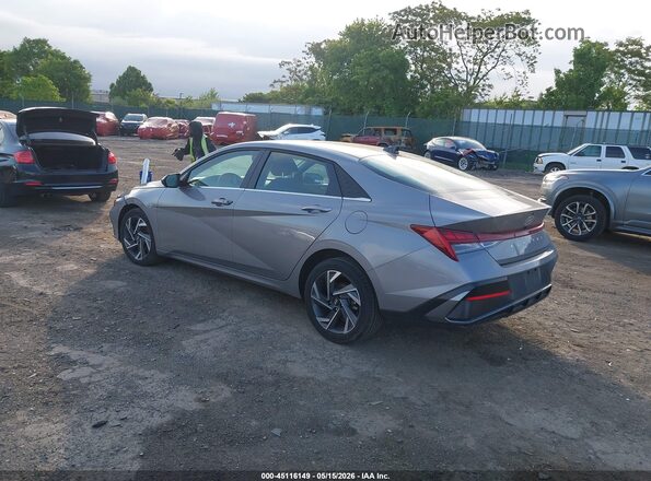 KMHLS4DGXSU971553 2025 HYUNDAI ELANTRA Silver Հետևի ձախ