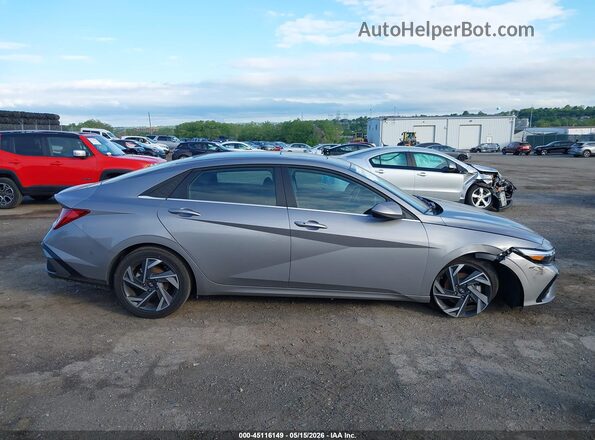 KMHLS4DGXSU971553 2025 HYUNDAI ELANTRA Silver Սալոնի հետևի տեսք