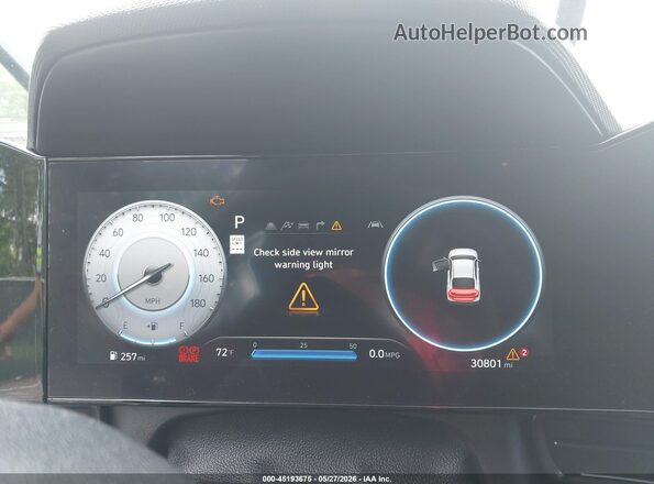 KMHLW4DK7SU025239 2025 HYUNDAI ELANTRA N Black Հետևի նստատեղերի տեսք