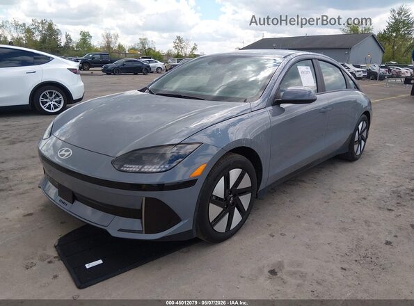 KMHM24AAXRA070201 2024 HYUNDAI IONIQ 6 Gray Przód lewy