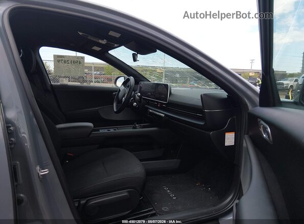 KMHM24AAXRA070201 2024 HYUNDAI IONIQ 6 Gray Widok wnętrza z przodu