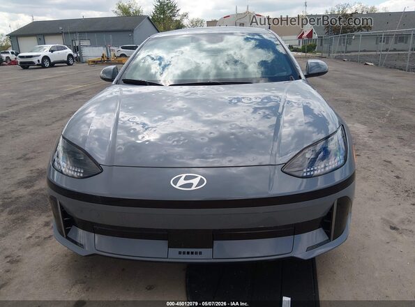 KMHM24AAXRA070201 2024 HYUNDAI IONIQ 6 Gray Widok zestawu wskaźników