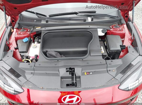 KMHM24AC9SA102515 2025 HYUNDAI IONIQ 6 Red Вид ззаду