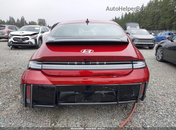 KMHM24AC9SA102515 2025 HYUNDAI IONIQ 6 Red 