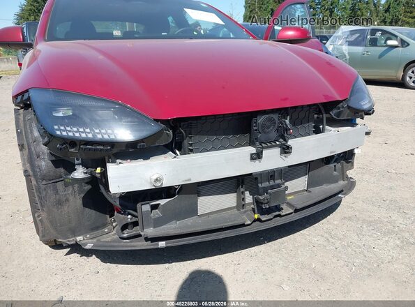 KMHM34AAXSA093173 2025 HYUNDAI IONIQ 6 Red Դիմացի տեսք