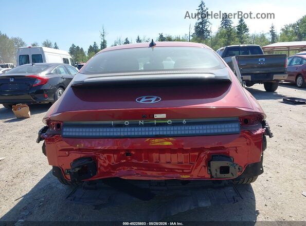 KMHM34AAXSA093173 2025 HYUNDAI IONIQ 6 Red 