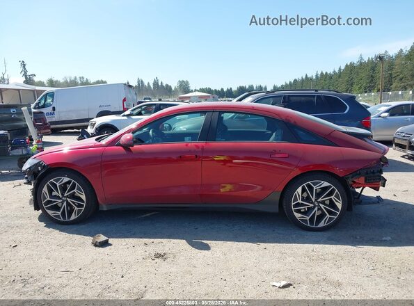 KMHM34AAXSA093173 2025 HYUNDAI IONIQ 6 Red 