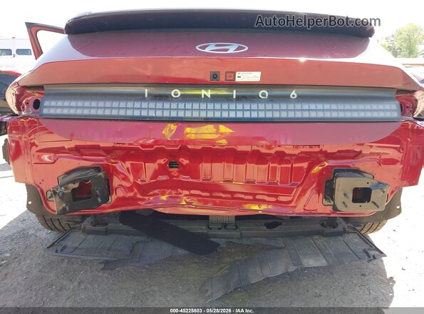 KMHM34AAXSA093173 2025 HYUNDAI IONIQ 6 Red 