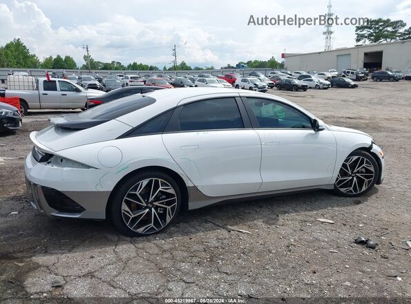 KMHM34AC0PA044198 2023 HYUNDAI IONIQ 6 White Սալոնի հետևի տեսք