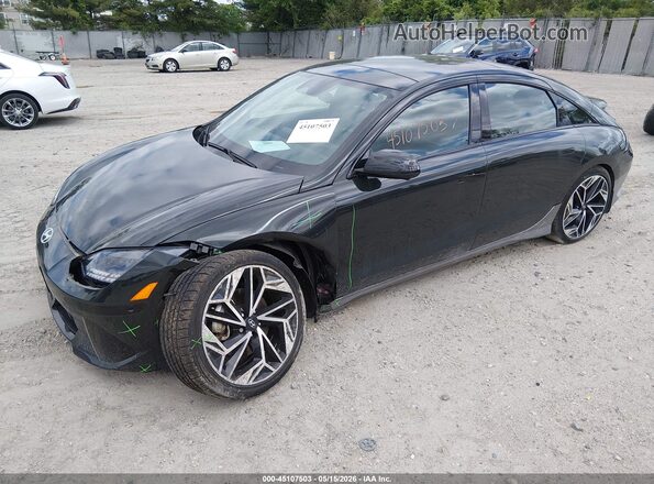 KMHM54AA3PA020602 2023 HYUNDAI IONIQ 6 Gray Front left
