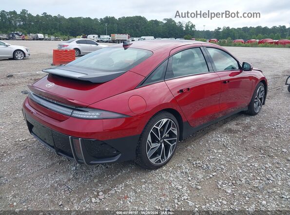 KMHM54AA4SA105358 2025 HYUNDAI IONIQ 6 Red Задня права чверть