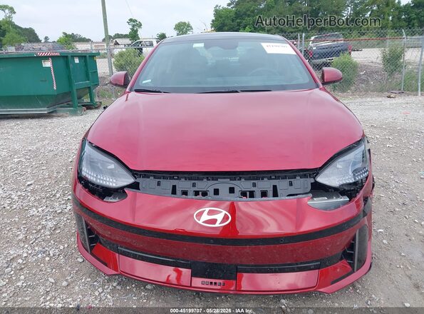 KMHM54AA4SA105358 2025 HYUNDAI IONIQ 6 Red Вид щитка приладів