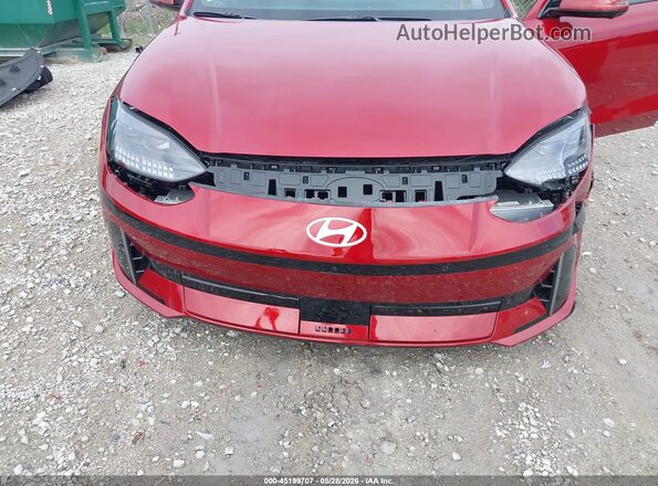 KMHM54AA4SA105358 2025 HYUNDAI IONIQ 6 Red Вид спереду