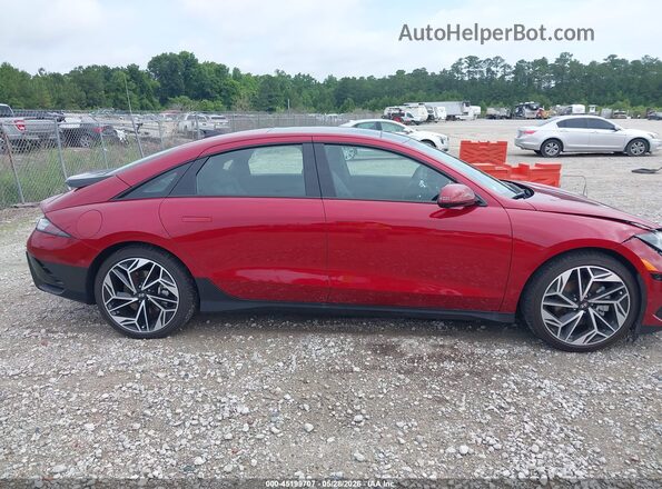 KMHM54AA4SA105358 2025 HYUNDAI IONIQ 6 Red Вид задньої частини салону