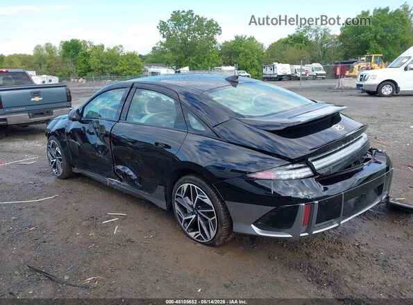 KMHM54AC0SA116309 2025 HYUNDAI IONIQ 6 Черный Задняя левая четверть