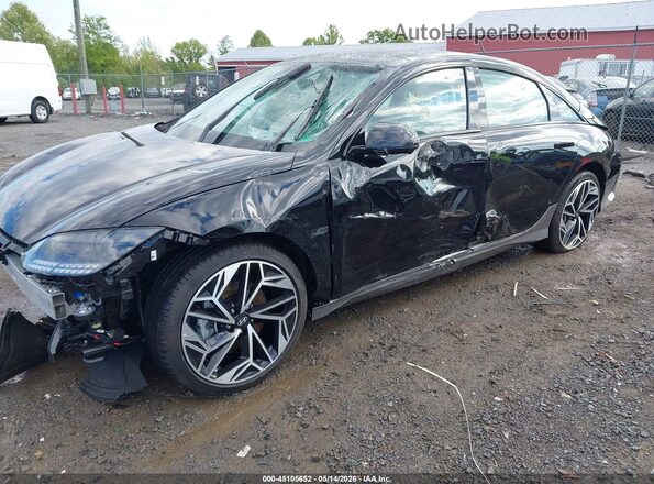 KMHM54AC0SA116309 2025 HYUNDAI IONIQ 6 Черный Вид спереди