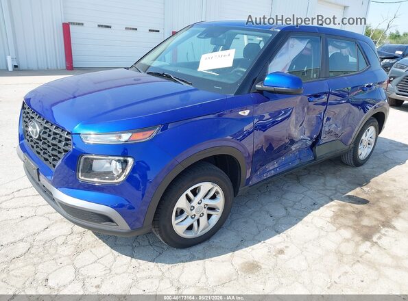 KMHRB8A34MU076064 2021 HYUNDAI VENUE Blue Przód lewy